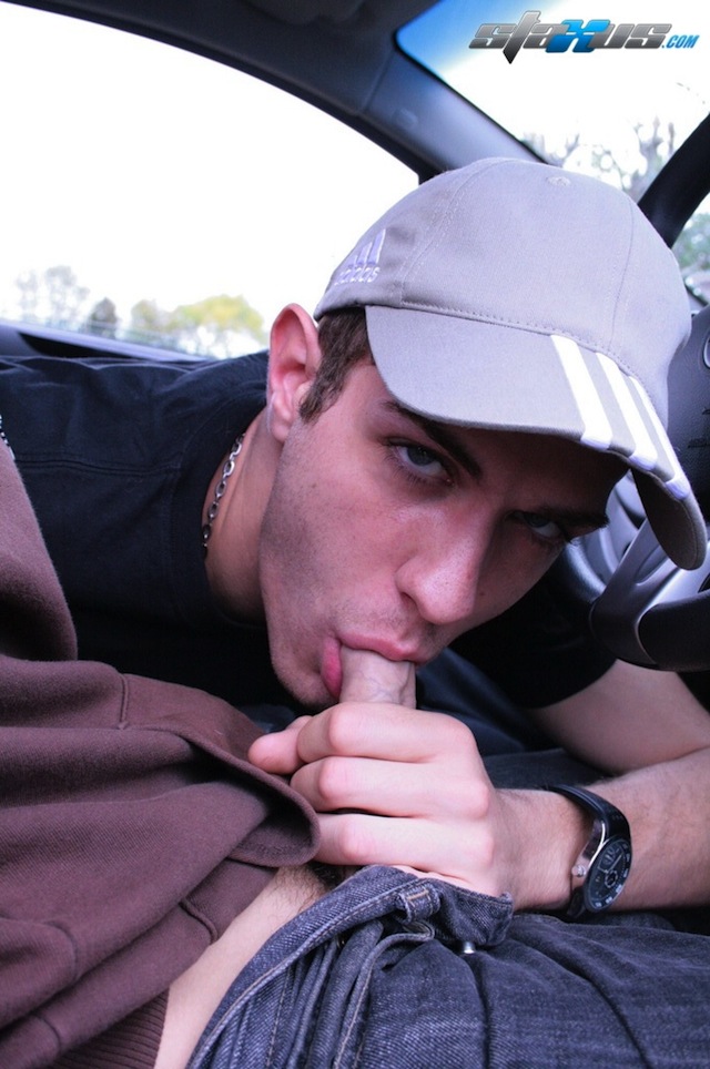 Two hot chav boys sucking and fucking out in the open (2)