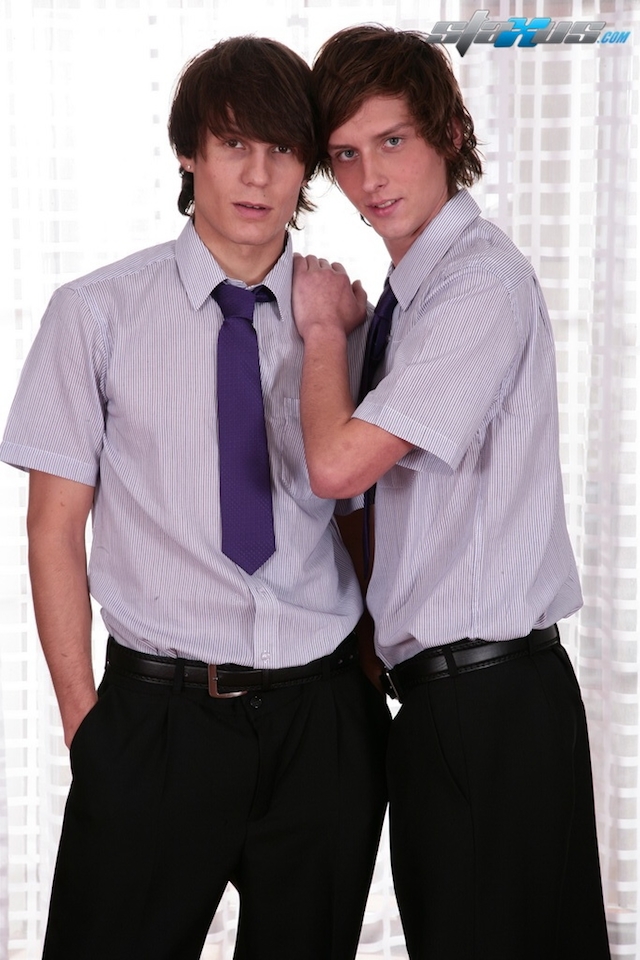 Some hot gay cum in ass action with Adam Hart and Ian Samson (1)